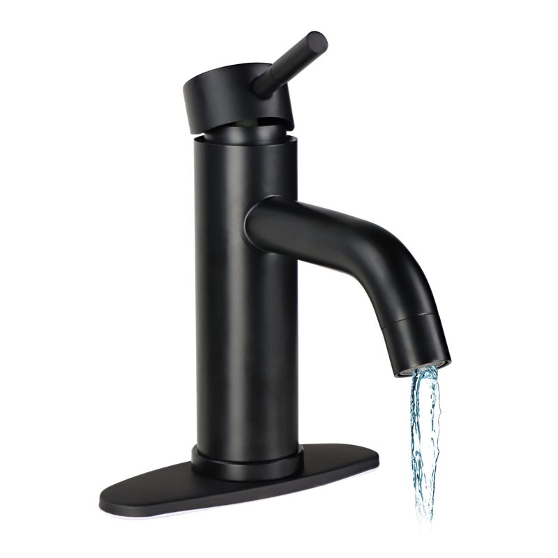 Empire Faucets Quick Products Empire Brass VF77BMT-A Faucet Lav Single Lever Black - Image 1